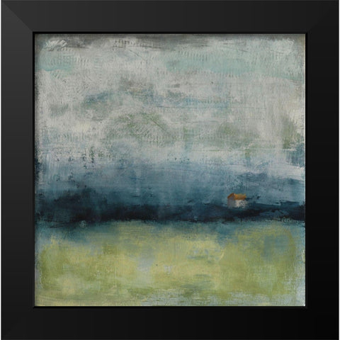 Here At Last Black Modern Wood Framed Art Print by Bagnato, Judi