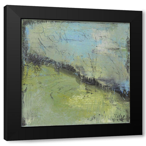 Walk In The Park Black Modern Wood Framed Art Print by Bagnato, Judi