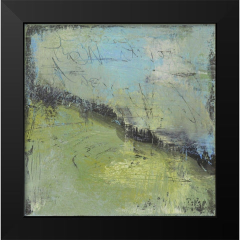 Walk In The Park Black Modern Wood Framed Art Print by Bagnato, Judi