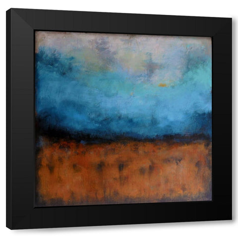 On Things Above Black Modern Wood Framed Art Print with Double Matting by Bagnato, Judi