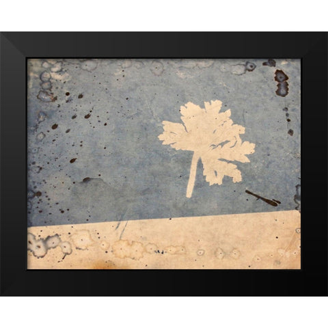 Survival Black Modern Wood Framed Art Print by Blue