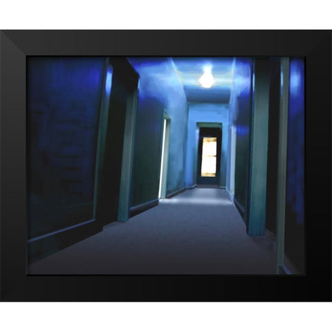 Threshold Black Modern Wood Framed Art Print by Dean, Bruce