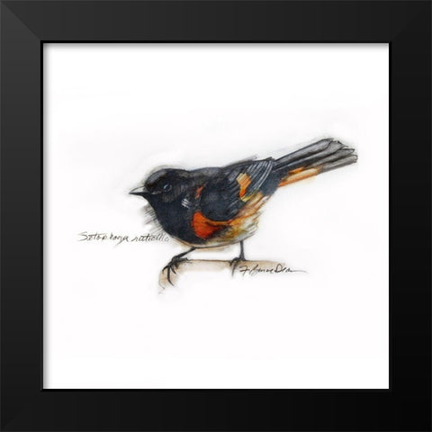 American RedstaRT Black Modern Wood Framed Art Print by Dean, Bruce