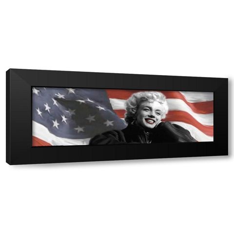 My Favorite In Flag Black Modern Wood Framed Art Print with Double Matting by Eversen, Robert