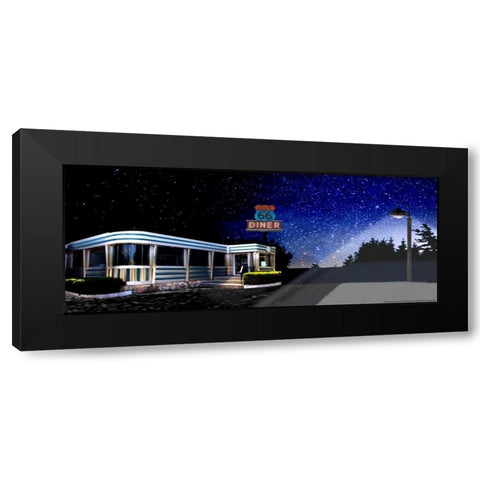 67 Muscle Black Modern Wood Framed Art Print with Double Matting by Flint, Helen