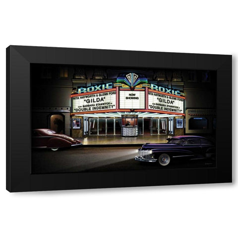 Roxie Picture Black Modern Wood Framed Art Print with Double Matting by Flint, Helen