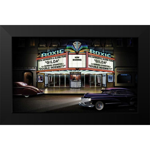 Roxie Picture Black Modern Wood Framed Art Print by Flint, Helen