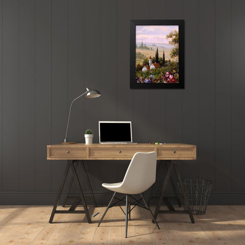 Country Comfort 1 Black Modern Wood Framed Art Print by Gaul, Charles