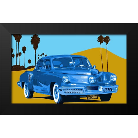 Jack Herer Black Modern Wood Framed Art Print by Has