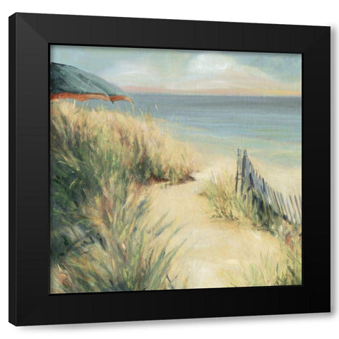 HAZ03 Bridgeport Black Modern Wood Framed Art Print with Double Matting by Franklin, Elizabeth