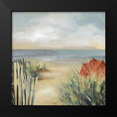 HAZ04 New Haven Black Modern Wood Framed Art Print by Franklin, Elizabeth