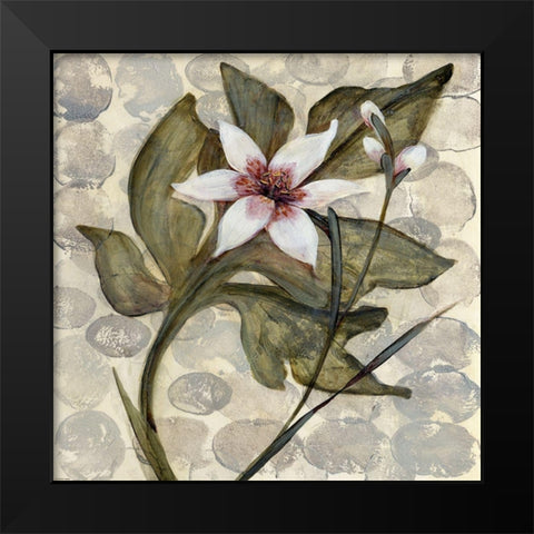 Amazonia 4 Black Modern Wood Framed Art Print by Amore