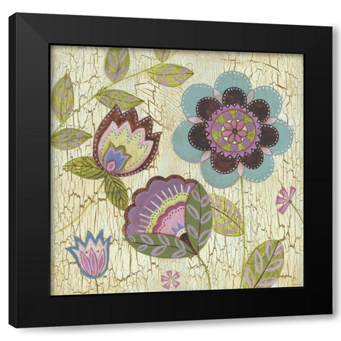 Tribeca 2 Black Modern Wood Framed Art Print by TBS