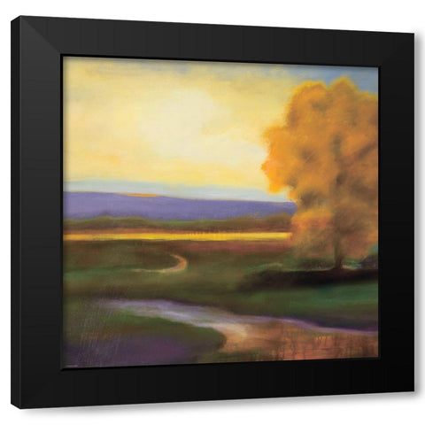 Country Black Modern Wood Framed Art Print by Sokol-Hohne