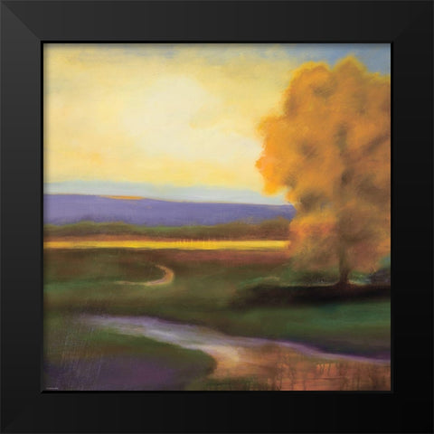 Country Black Modern Wood Framed Art Print by Sokol-Hohne