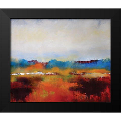 Color Review Black Modern Wood Framed Art Print by Sokol-Hohne