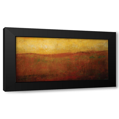 Golden Sunrise Black Modern Wood Framed Art Print with Double Matting by Sokol-Hohne