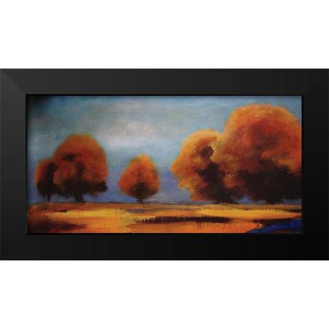 Western Sky Black Modern Wood Framed Art Print by Sokol-Hohne
