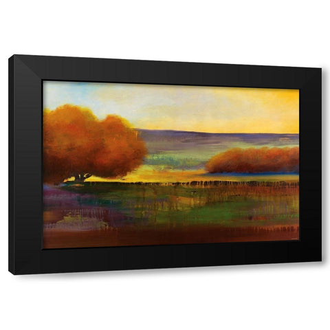 Forest Black Modern Wood Framed Art Print by Sokol-Hohne