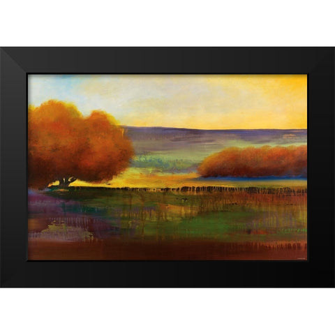 Forest Black Modern Wood Framed Art Print by Sokol-Hohne
