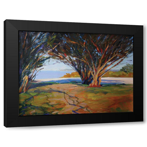 Arles Black Modern Wood Framed Art Print with Double Matting by Sokol-Hohne