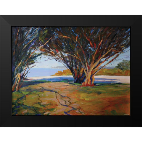 Arles Black Modern Wood Framed Art Print by Sokol-Hohne