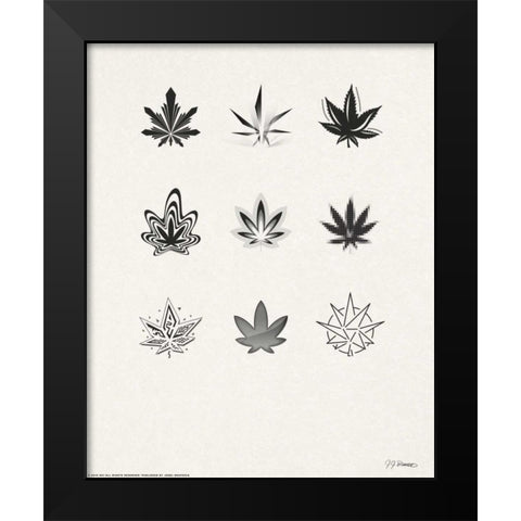 Era Juana Black Modern Wood Framed Art Print by Brando, JJ