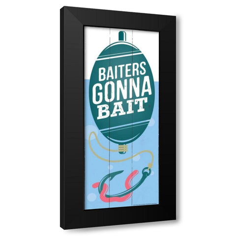 Baiters Gonna Black Modern Wood Framed Art Print with Double Matting by Brando, JJ