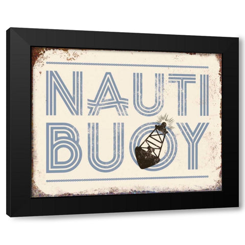 Nautibuoy Black Modern Wood Framed Art Print by Brando, JJ