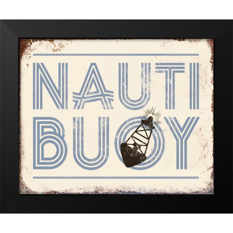 Nautibuoy Black Modern Wood Framed Art Print by Brando, JJ