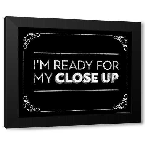 Close Up Black Modern Wood Framed Art Print with Double Matting by Brando, JJ