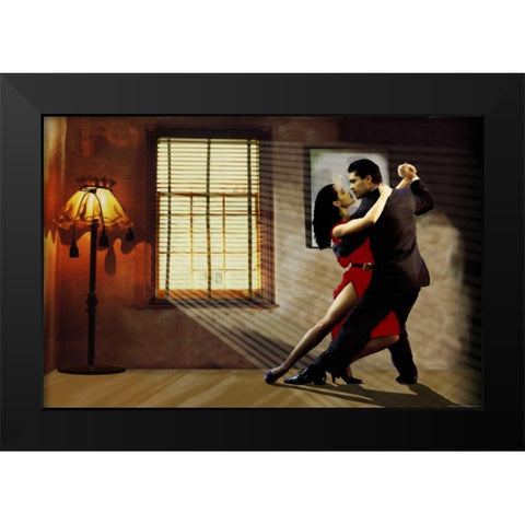 Tango Black Modern Wood Framed Art Print by Ketterl, Jim