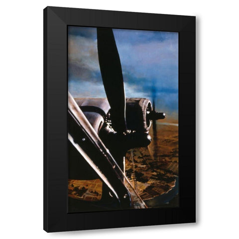 Prop Up Black Modern Wood Framed Art Print with Double Matting by Gipe, L.