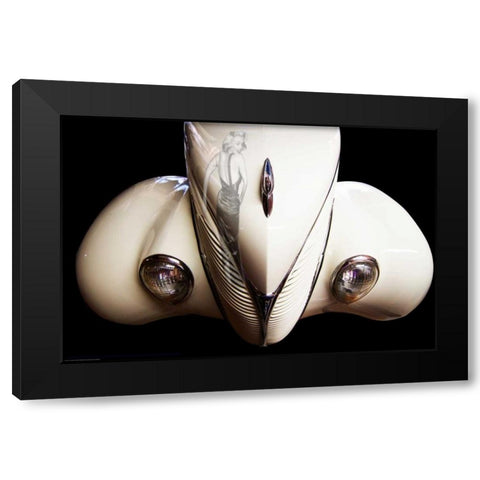 MarilynS Reflection Black Modern Wood Framed Art Print by Linden, Sally