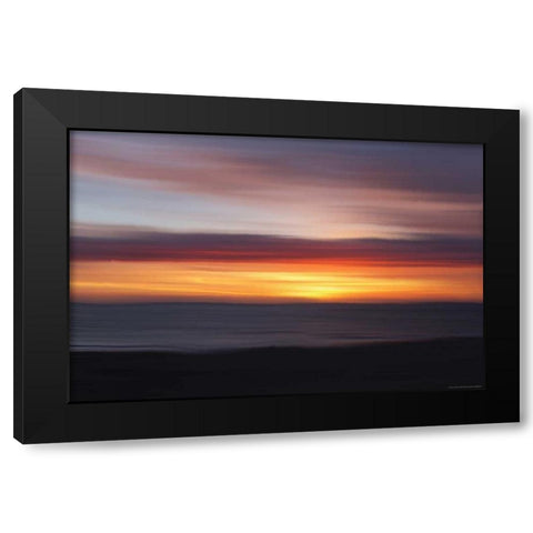Ocean 3 Black Modern Wood Framed Art Print with Double Matting by Linden, Sally