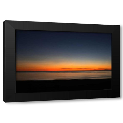 Ocean 7 Black Modern Wood Framed Art Print by Linden, Sally