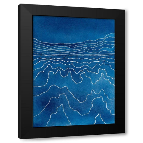 The Path Black Modern Wood Framed Art Print with Double Matting by Van, Laura