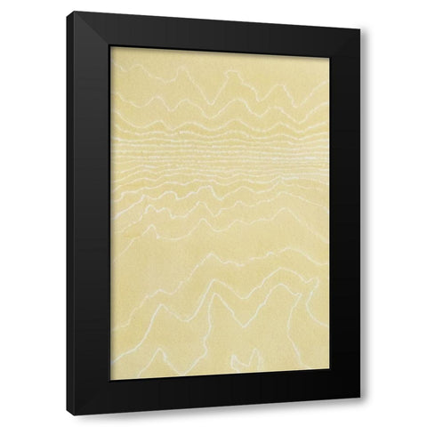 Plains Of Sand Black Modern Wood Framed Art Print with Double Matting by Van, Laura
