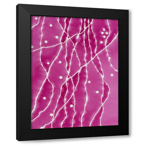 Our Body Black Modern Wood Framed Art Print by Van, Laura