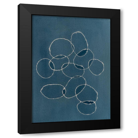 Intersection Black Modern Wood Framed Art Print by Van, Laura