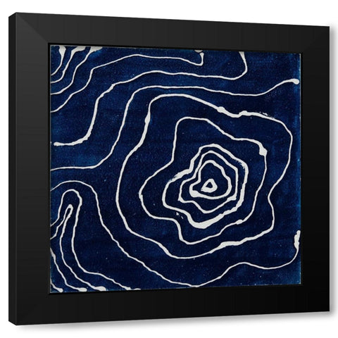 This Is The Place Black Modern Wood Framed Art Print by Van, Laura