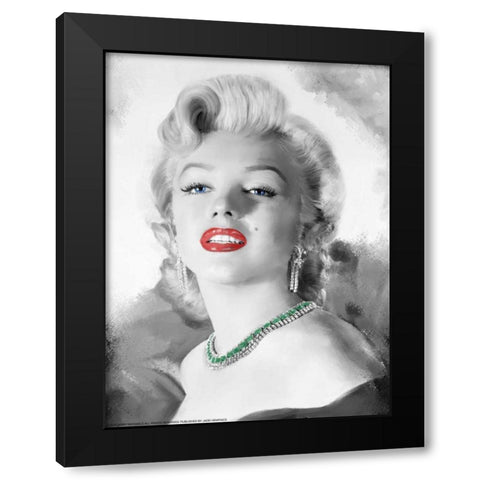 Girls Best Friend Black Modern Wood Framed Art Print with Double Matting by Michaels, Jerry