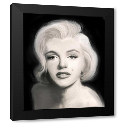 Beautiful In Black Black Modern Wood Framed Art Print with Double Matting by Michaels, Jerry