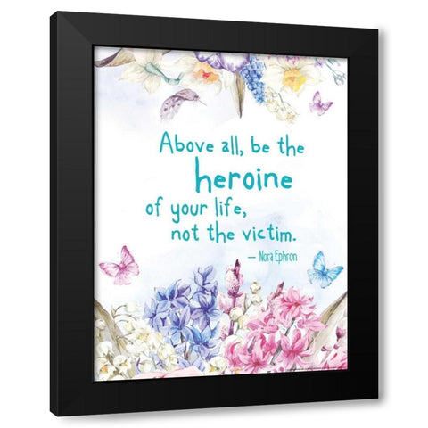 Inspired 10 Black Modern Wood Framed Art Print with Double Matting by Nobleworks, Inc.