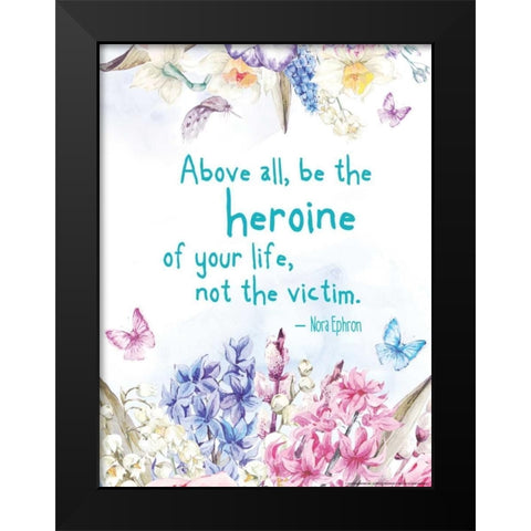 Inspired 10 Black Modern Wood Framed Art Print by Nobleworks, Inc.