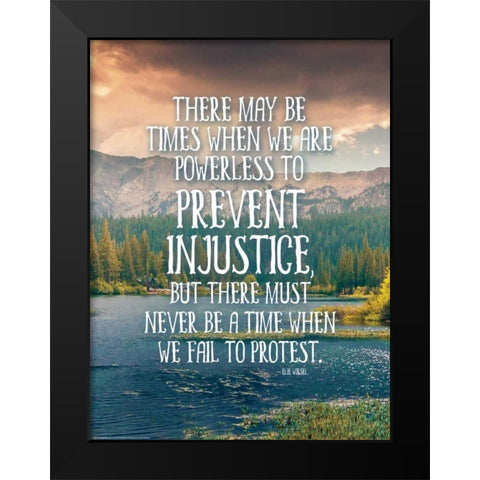 Quote 1 Black Modern Wood Framed Art Print by Nobleworks, Inc.