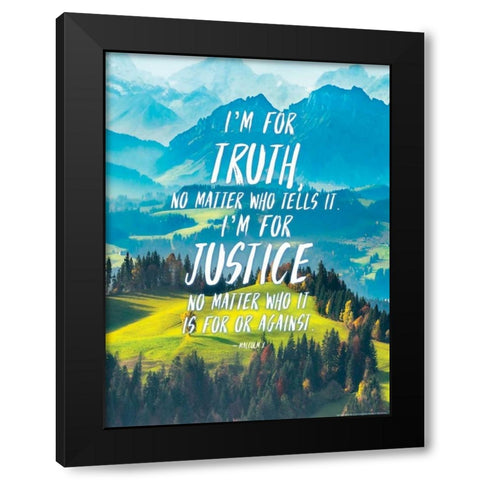 Quote 3 Black Modern Wood Framed Art Print by Nobleworks, Inc.
