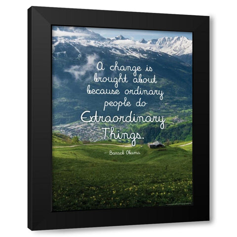 Quote 4 Black Modern Wood Framed Art Print by Nobleworks, Inc.