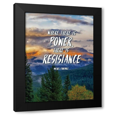 Quote 8 Black Modern Wood Framed Art Print with Double Matting by Nobleworks, Inc.