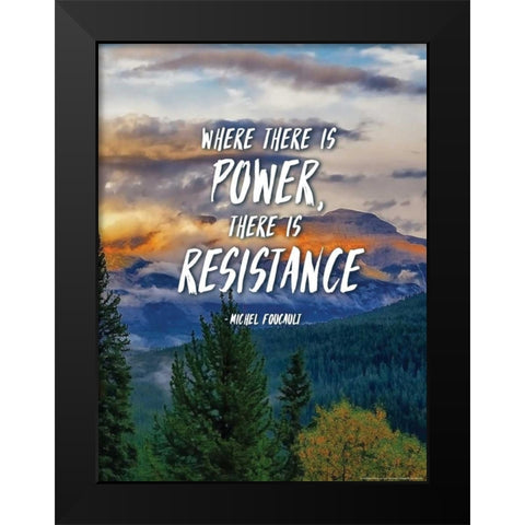 Quote 8 Black Modern Wood Framed Art Print by Nobleworks, Inc.